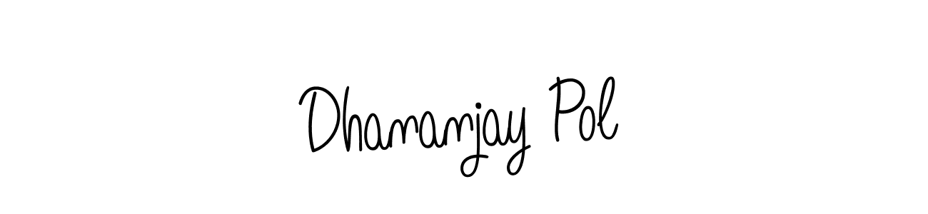 Once you've used our free online signature maker to create your best signature Angelique-Rose-font-FFP style, it's time to enjoy all of the benefits that Dhananjay Pol name signing documents. Dhananjay Pol signature style 5 images and pictures png