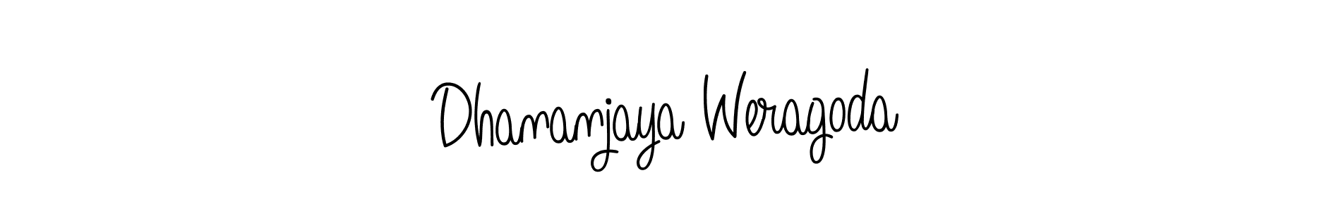 How to make Dhananjaya Weragoda signature? Angelique-Rose-font-FFP is a professional autograph style. Create handwritten signature for Dhananjaya Weragoda name. Dhananjaya Weragoda signature style 5 images and pictures png