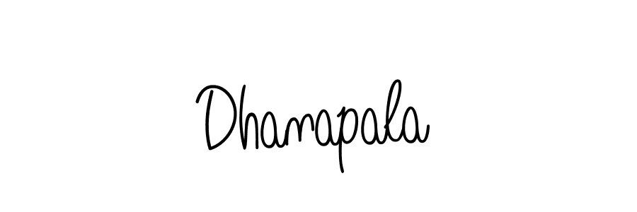 Create a beautiful signature design for name Dhanapala. With this signature (Angelique-Rose-font-FFP) fonts, you can make a handwritten signature for free. Dhanapala signature style 5 images and pictures png