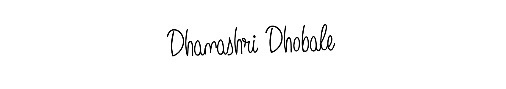 Use a signature maker to create a handwritten signature online. With this signature software, you can design (Angelique-Rose-font-FFP) your own signature for name Dhanashri Dhobale. Dhanashri Dhobale signature style 5 images and pictures png