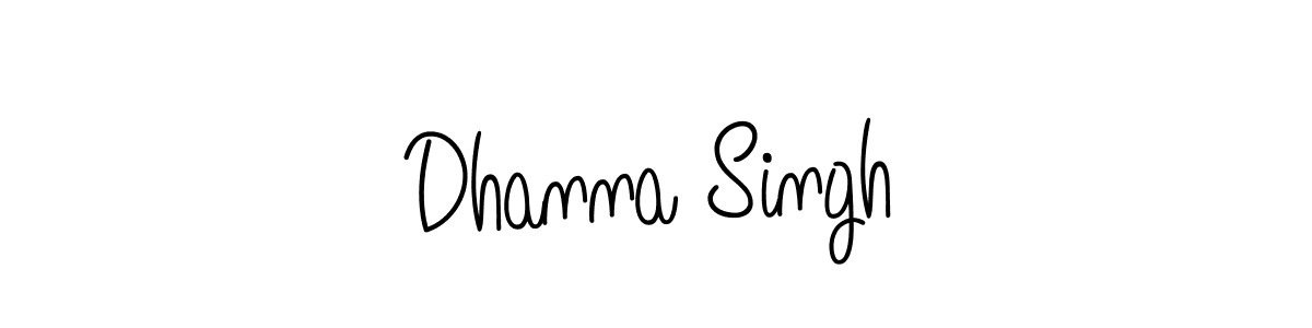 It looks lik you need a new signature style for name Dhanna Singh. Design unique handwritten (Angelique-Rose-font-FFP) signature with our free signature maker in just a few clicks. Dhanna Singh signature style 5 images and pictures png