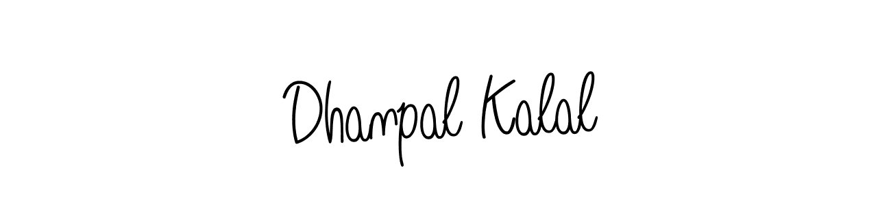 Best and Professional Signature Style for Dhanpal Kalal. Angelique-Rose-font-FFP Best Signature Style Collection. Dhanpal Kalal signature style 5 images and pictures png