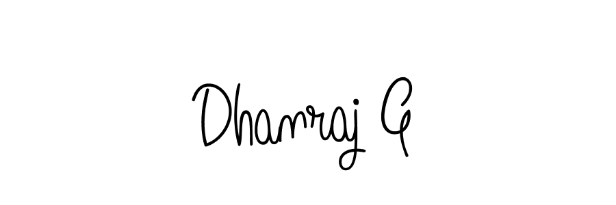 You can use this online signature creator to create a handwritten signature for the name Dhanraj G. This is the best online autograph maker. Dhanraj G signature style 5 images and pictures png