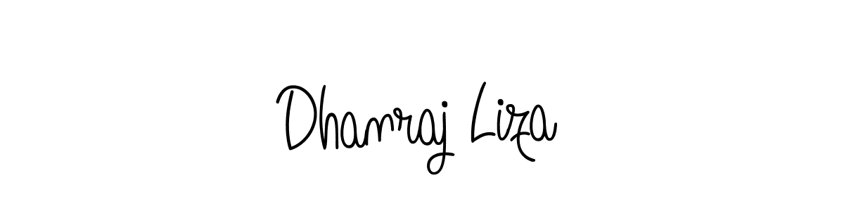 It looks lik you need a new signature style for name Dhanraj Liza. Design unique handwritten (Angelique-Rose-font-FFP) signature with our free signature maker in just a few clicks. Dhanraj Liza signature style 5 images and pictures png