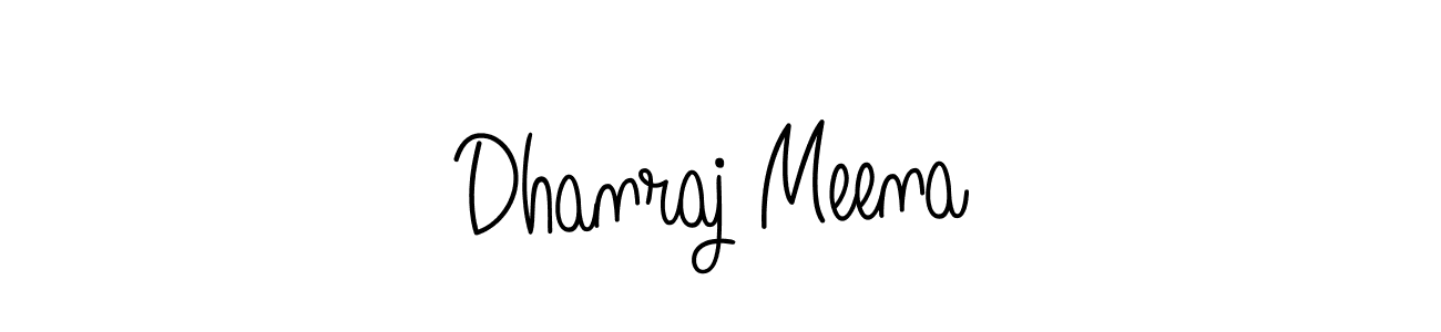 You can use this online signature creator to create a handwritten signature for the name Dhanraj Meena. This is the best online autograph maker. Dhanraj Meena signature style 5 images and pictures png