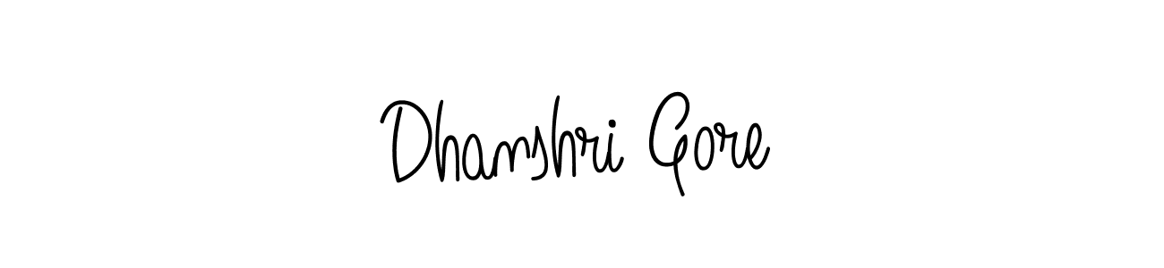 Once you've used our free online signature maker to create your best signature Angelique-Rose-font-FFP style, it's time to enjoy all of the benefits that Dhanshri Gore name signing documents. Dhanshri Gore signature style 5 images and pictures png