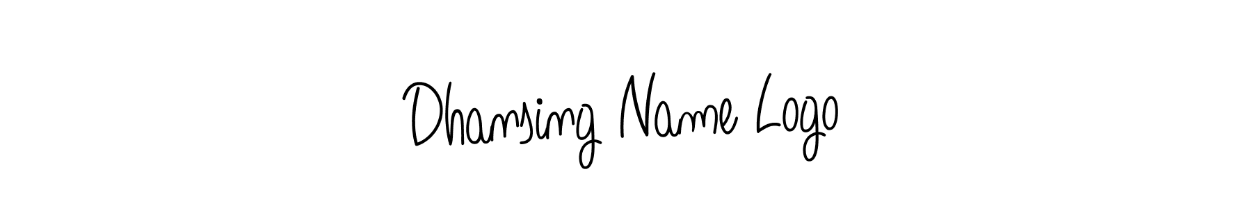 Make a beautiful signature design for name Dhansing Name Logo. With this signature (Angelique-Rose-font-FFP) style, you can create a handwritten signature for free. Dhansing Name Logo signature style 5 images and pictures png