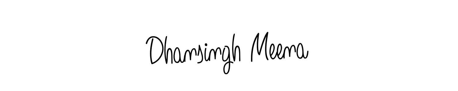 Also we have Dhansingh Meena name is the best signature style. Create professional handwritten signature collection using Angelique-Rose-font-FFP autograph style. Dhansingh Meena signature style 5 images and pictures png
