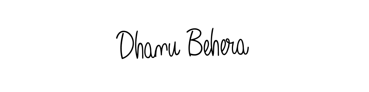 How to make Dhanu Behera signature? Angelique-Rose-font-FFP is a professional autograph style. Create handwritten signature for Dhanu Behera name. Dhanu Behera signature style 5 images and pictures png