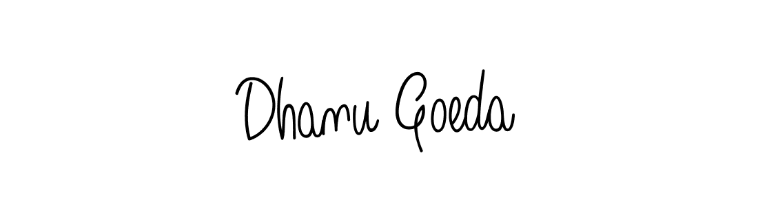 Make a short Dhanu Goeda signature style. Manage your documents anywhere anytime using Angelique-Rose-font-FFP. Create and add eSignatures, submit forms, share and send files easily. Dhanu Goeda signature style 5 images and pictures png