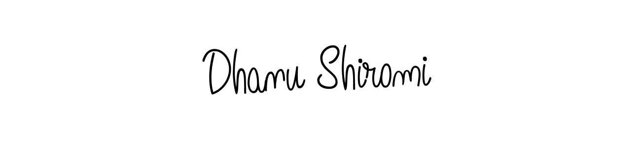 Once you've used our free online signature maker to create your best signature Angelique-Rose-font-FFP style, it's time to enjoy all of the benefits that Dhanu Shiromi name signing documents. Dhanu Shiromi signature style 5 images and pictures png