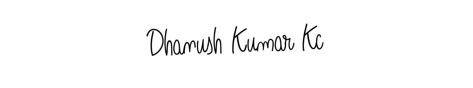 Similarly Angelique-Rose-font-FFP is the best handwritten signature design. Signature creator online .You can use it as an online autograph creator for name Dhanush Kumar Kc. Dhanush Kumar Kc signature style 5 images and pictures png
