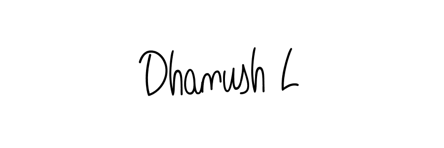 Make a beautiful signature design for name Dhanush L. Use this online signature maker to create a handwritten signature for free. Dhanush L signature style 5 images and pictures png