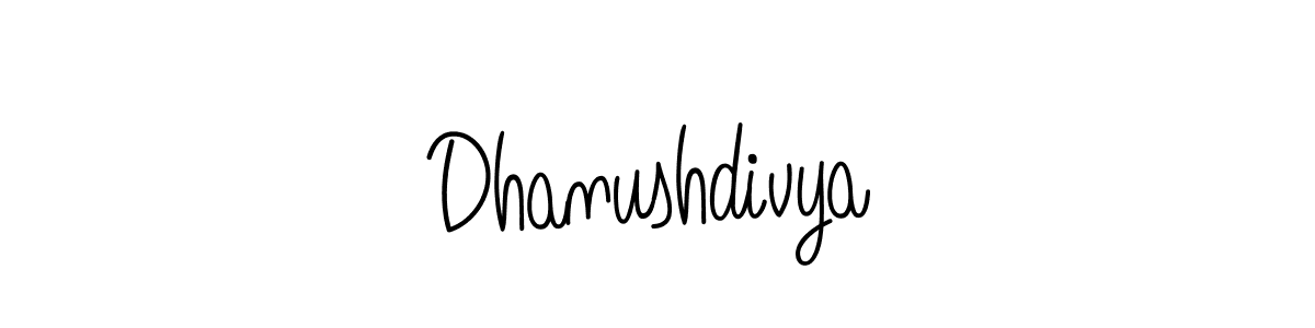 It looks lik you need a new signature style for name Dhanushdivya. Design unique handwritten (Angelique-Rose-font-FFP) signature with our free signature maker in just a few clicks. Dhanushdivya signature style 5 images and pictures png