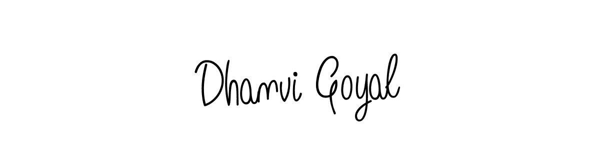 Check out images of Autograph of Dhanvi Goyal name. Actor Dhanvi Goyal Signature Style. Angelique-Rose-font-FFP is a professional sign style online. Dhanvi Goyal signature style 5 images and pictures png