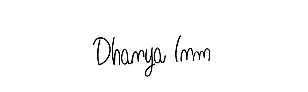 Best and Professional Signature Style for Dhanya Inm. Angelique-Rose-font-FFP Best Signature Style Collection. Dhanya Inm signature style 5 images and pictures png