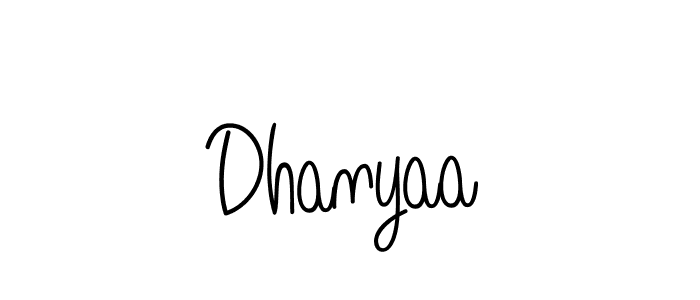 Make a short Dhanyaa signature style. Manage your documents anywhere anytime using Angelique-Rose-font-FFP. Create and add eSignatures, submit forms, share and send files easily. Dhanyaa signature style 5 images and pictures png