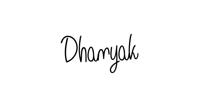 Here are the top 10 professional signature styles for the name Dhanyak. These are the best autograph styles you can use for your name. Dhanyak signature style 5 images and pictures png