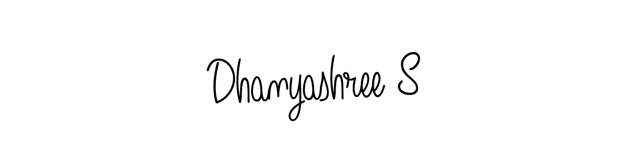 Similarly Angelique-Rose-font-FFP is the best handwritten signature design. Signature creator online .You can use it as an online autograph creator for name Dhanyashree S. Dhanyashree S signature style 5 images and pictures png