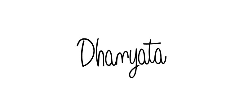 Once you've used our free online signature maker to create your best signature Angelique-Rose-font-FFP style, it's time to enjoy all of the benefits that Dhanyata name signing documents. Dhanyata signature style 5 images and pictures png