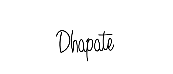 Make a short Dhapate signature style. Manage your documents anywhere anytime using Angelique-Rose-font-FFP. Create and add eSignatures, submit forms, share and send files easily. Dhapate signature style 5 images and pictures png