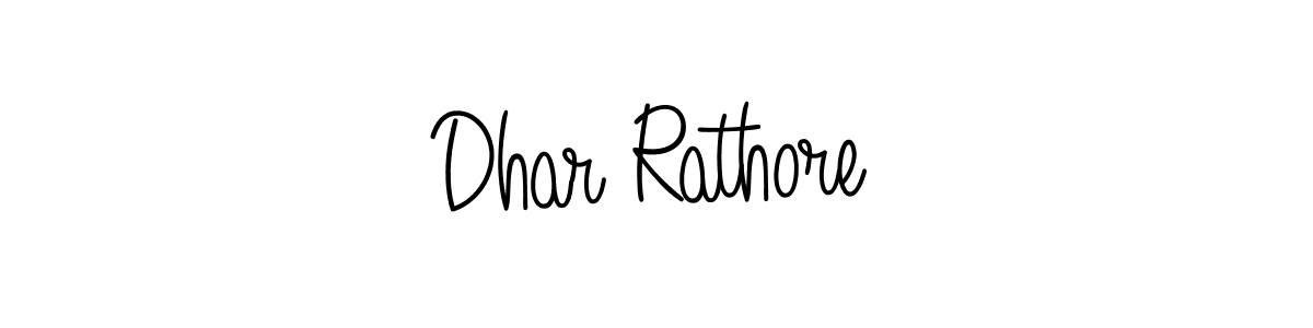 Dhar Rathore stylish signature style. Best Handwritten Sign (Angelique-Rose-font-FFP) for my name. Handwritten Signature Collection Ideas for my name Dhar Rathore. Dhar Rathore signature style 5 images and pictures png