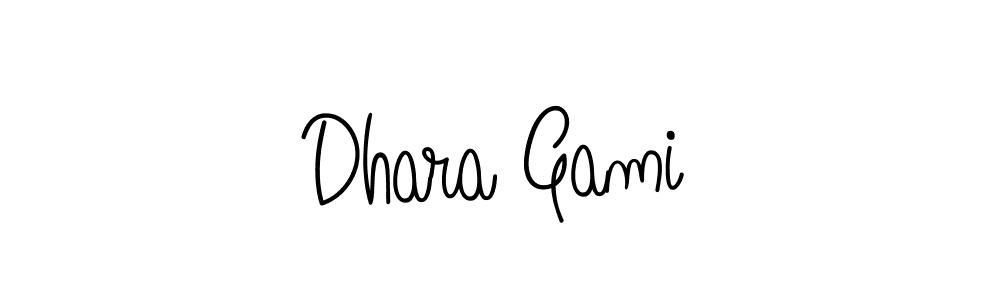 if you are searching for the best signature style for your name Dhara Gami. so please give up your signature search. here we have designed multiple signature styles  using Angelique-Rose-font-FFP. Dhara Gami signature style 5 images and pictures png