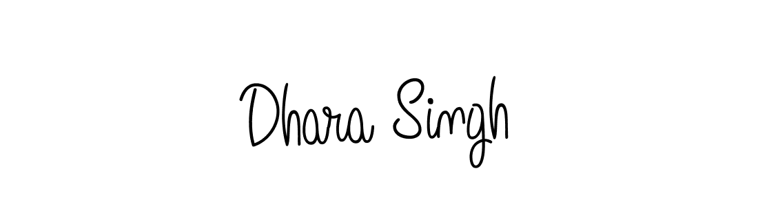 How to make Dhara Singh signature? Angelique-Rose-font-FFP is a professional autograph style. Create handwritten signature for Dhara Singh name. Dhara Singh signature style 5 images and pictures png