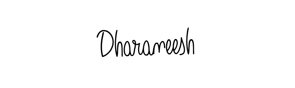 How to Draw Dharaneesh signature style? Angelique-Rose-font-FFP is a latest design signature styles for name Dharaneesh. Dharaneesh signature style 5 images and pictures png