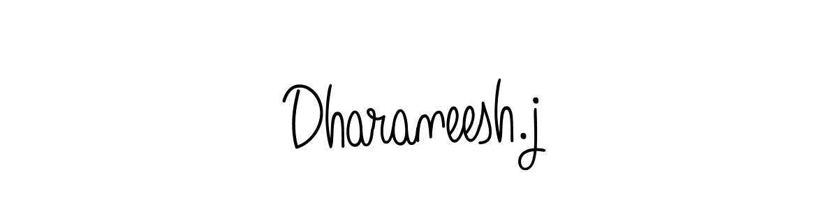 if you are searching for the best signature style for your name Dharaneesh.j. so please give up your signature search. here we have designed multiple signature styles  using Angelique-Rose-font-FFP. Dharaneesh.j signature style 5 images and pictures png