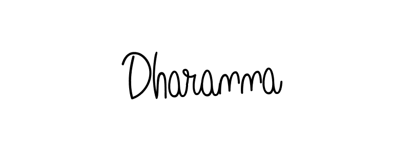 Dharanna stylish signature style. Best Handwritten Sign (Angelique-Rose-font-FFP) for my name. Handwritten Signature Collection Ideas for my name Dharanna. Dharanna signature style 5 images and pictures png