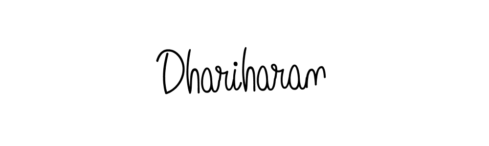 You can use this online signature creator to create a handwritten signature for the name Dhariharan. This is the best online autograph maker. Dhariharan signature style 5 images and pictures png