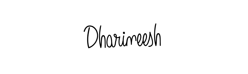 How to Draw Dharineesh signature style? Angelique-Rose-font-FFP is a latest design signature styles for name Dharineesh. Dharineesh signature style 5 images and pictures png