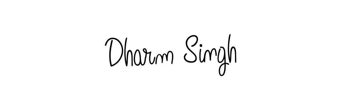 You should practise on your own different ways (Angelique-Rose-font-FFP) to write your name (Dharm Singh) in signature. don't let someone else do it for you. Dharm Singh signature style 5 images and pictures png