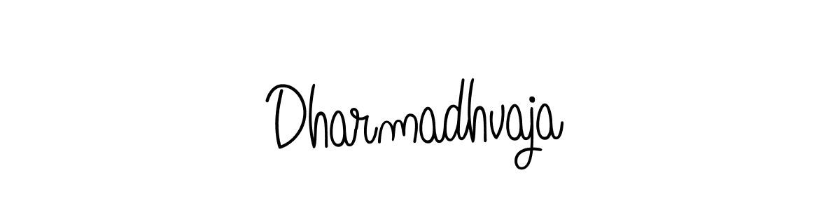 How to make Dharmadhvaja name signature. Use Angelique-Rose-font-FFP style for creating short signs online. This is the latest handwritten sign. Dharmadhvaja signature style 5 images and pictures png