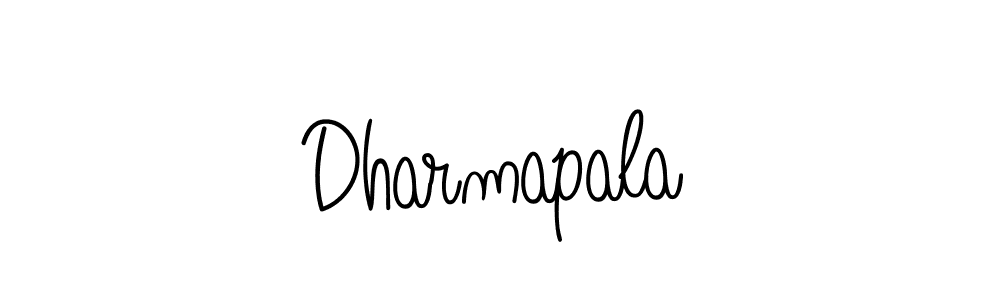 You should practise on your own different ways (Angelique-Rose-font-FFP) to write your name (Dharmapala) in signature. don't let someone else do it for you. Dharmapala signature style 5 images and pictures png