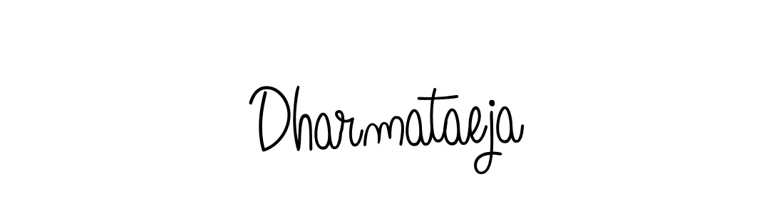 How to Draw Dharmataeja signature style? Angelique-Rose-font-FFP is a latest design signature styles for name Dharmataeja. Dharmataeja signature style 5 images and pictures png