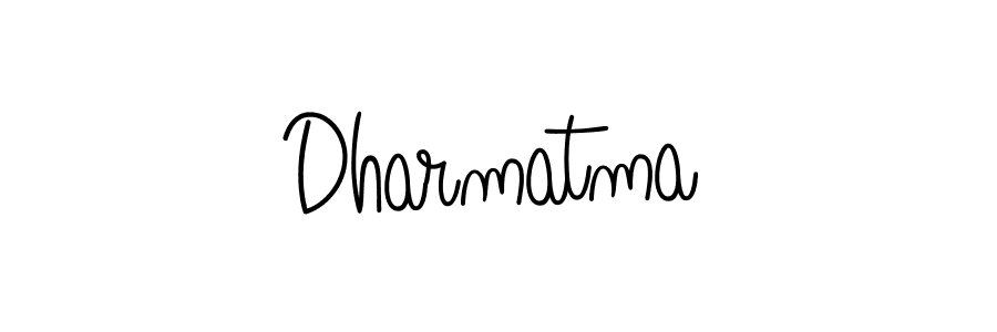 Design your own signature with our free online signature maker. With this signature software, you can create a handwritten (Angelique-Rose-font-FFP) signature for name Dharmatma. Dharmatma signature style 5 images and pictures png