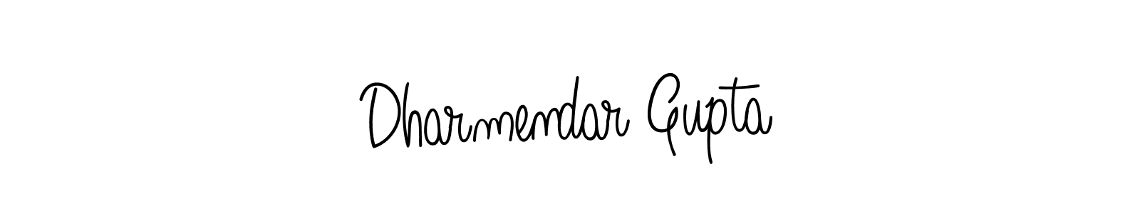 Dharmendar Gupta stylish signature style. Best Handwritten Sign (Angelique-Rose-font-FFP) for my name. Handwritten Signature Collection Ideas for my name Dharmendar Gupta. Dharmendar Gupta signature style 5 images and pictures png