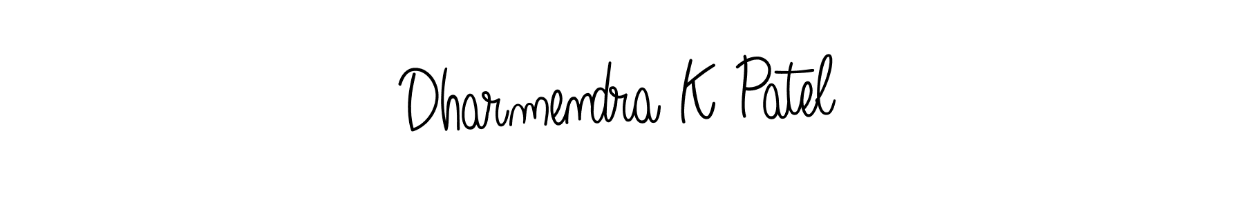 Make a beautiful signature design for name Dharmendra K Patel. Use this online signature maker to create a handwritten signature for free. Dharmendra K Patel signature style 5 images and pictures png