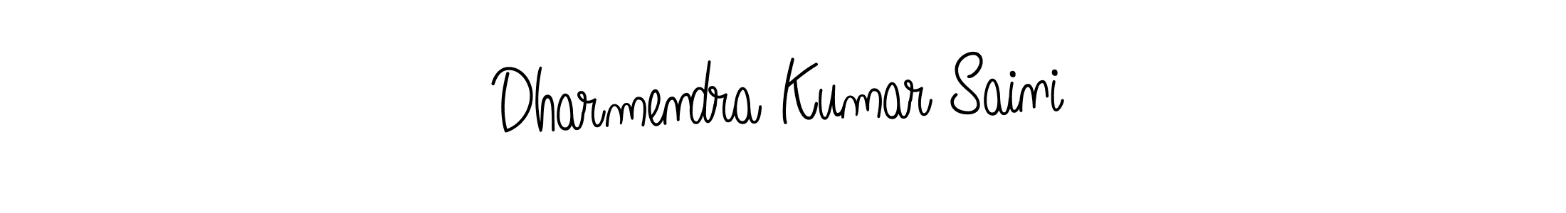 Dharmendra Kumar Saini stylish signature style. Best Handwritten Sign (Angelique-Rose-font-FFP) for my name. Handwritten Signature Collection Ideas for my name Dharmendra Kumar Saini. Dharmendra Kumar Saini signature style 5 images and pictures png