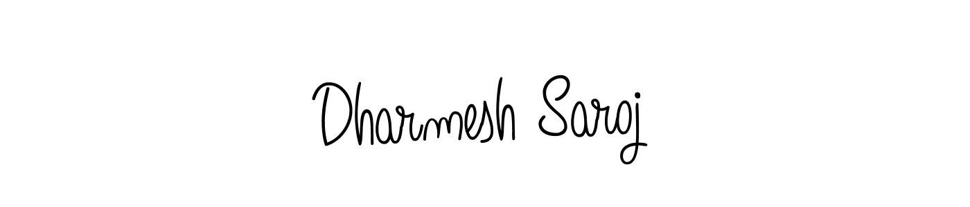 Check out images of Autograph of Dharmesh Saroj name. Actor Dharmesh Saroj Signature Style. Angelique-Rose-font-FFP is a professional sign style online. Dharmesh Saroj signature style 5 images and pictures png