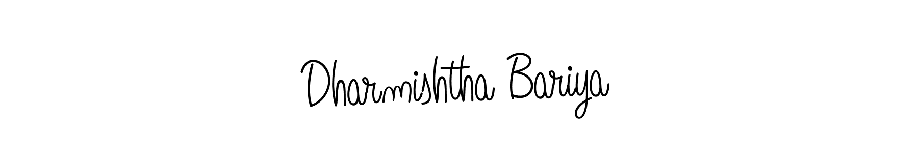 How to Draw Dharmishtha Bariya signature style? Angelique-Rose-font-FFP is a latest design signature styles for name Dharmishtha Bariya. Dharmishtha Bariya signature style 5 images and pictures png