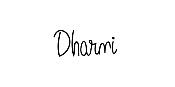 How to make Dharni name signature. Use Angelique-Rose-font-FFP style for creating short signs online. This is the latest handwritten sign. Dharni signature style 5 images and pictures png