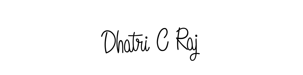 Once you've used our free online signature maker to create your best signature Angelique-Rose-font-FFP style, it's time to enjoy all of the benefits that Dhatri C Raj name signing documents. Dhatri C Raj signature style 5 images and pictures png