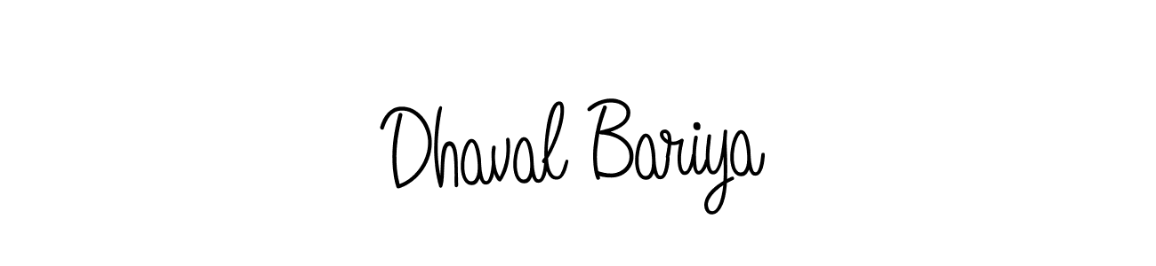 Angelique-Rose-font-FFP is a professional signature style that is perfect for those who want to add a touch of class to their signature. It is also a great choice for those who want to make their signature more unique. Get Dhaval Bariya name to fancy signature for free. Dhaval Bariya signature style 5 images and pictures png