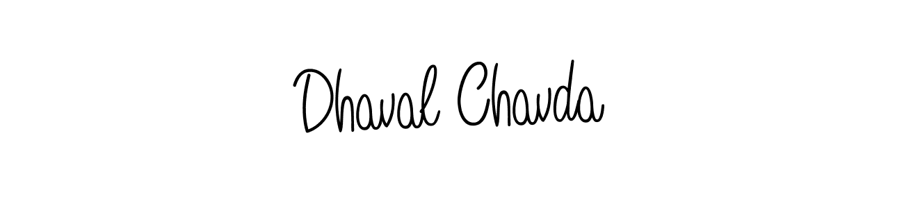 Make a short Dhaval Chavda signature style. Manage your documents anywhere anytime using Angelique-Rose-font-FFP. Create and add eSignatures, submit forms, share and send files easily. Dhaval Chavda signature style 5 images and pictures png
