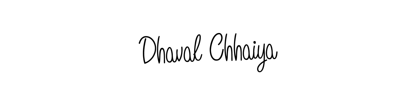 Also You can easily find your signature by using the search form. We will create Dhaval Chhaiya name handwritten signature images for you free of cost using Angelique-Rose-font-FFP sign style. Dhaval Chhaiya signature style 5 images and pictures png