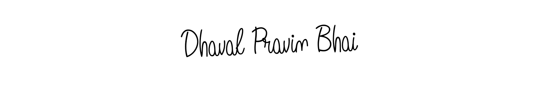 Make a beautiful signature design for name Dhaval Pravin Bhai. Use this online signature maker to create a handwritten signature for free. Dhaval Pravin Bhai signature style 5 images and pictures png