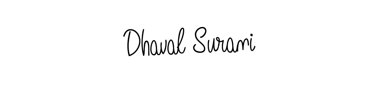 Similarly Angelique-Rose-font-FFP is the best handwritten signature design. Signature creator online .You can use it as an online autograph creator for name Dhaval Surani. Dhaval Surani signature style 5 images and pictures png